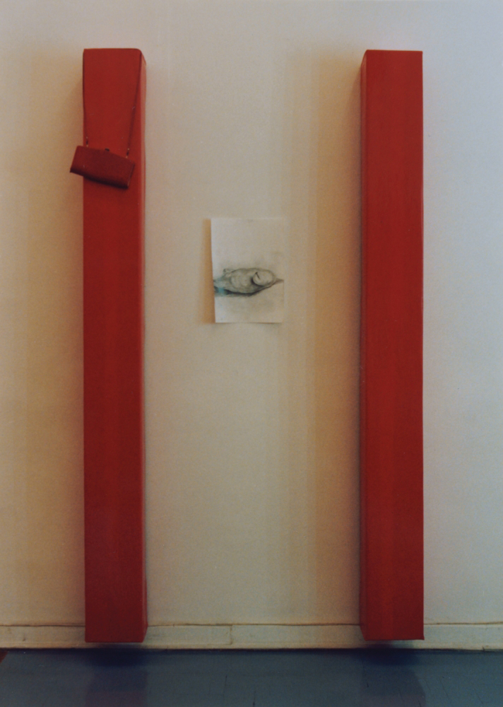attila szucs, dinner, installation view1, mucsarnok, 1991