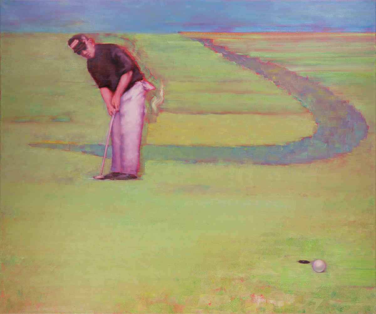 golf player o.c. 200x240cm 2002