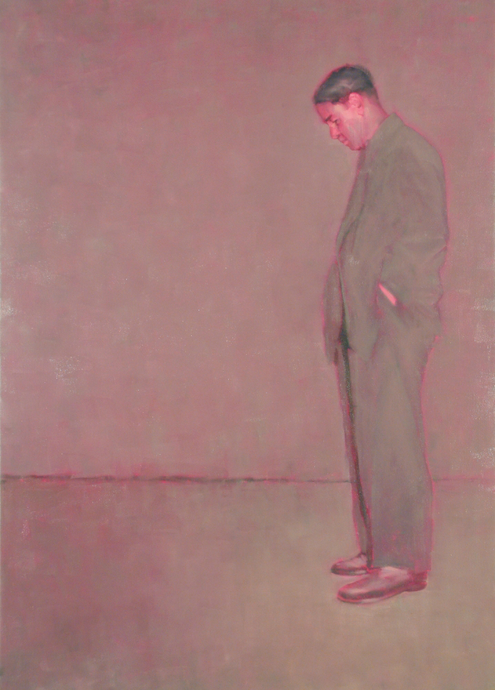standing figure o,c. 200x140cm. 2003