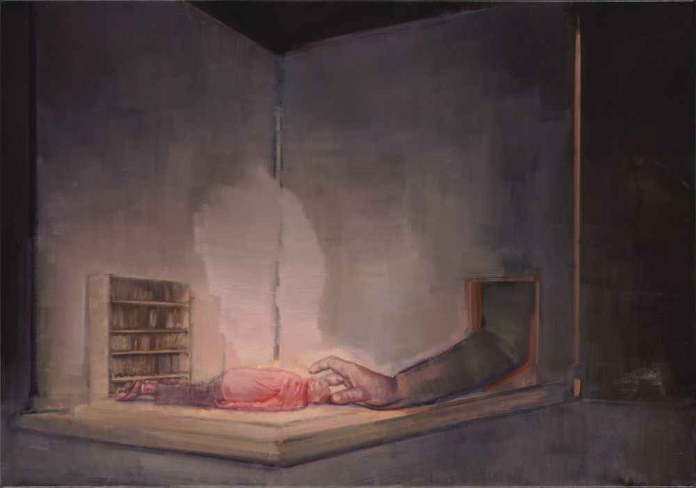 attila szucs, animation, oil on canvas, 70x100cm. 2013