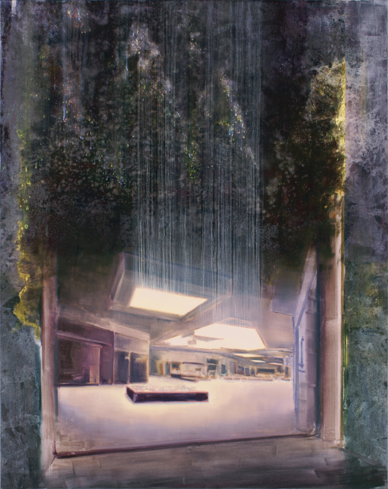 inside out space, oil on canvas, 240x190cm. 2014 []