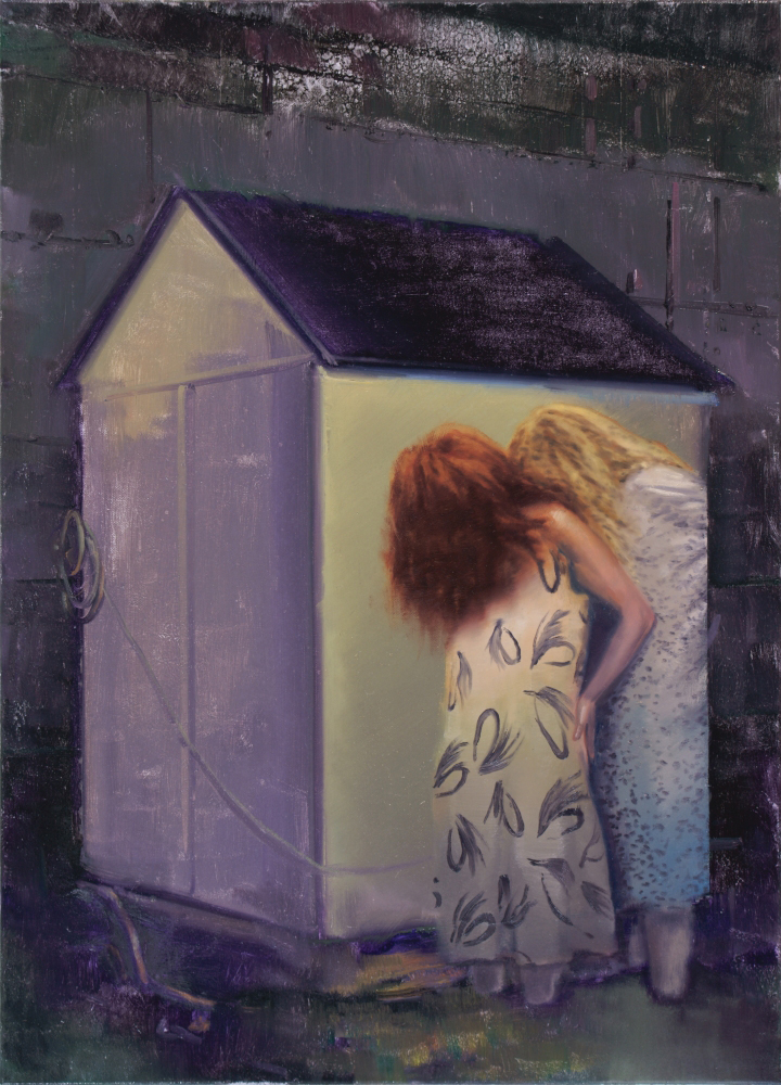 attila szucs, consolation, oil on canvas, 70x50cm. 2014 []