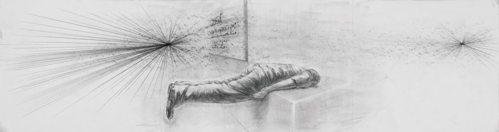 Attila Szucs Drawing, 22,5x88cm 2013 01 07