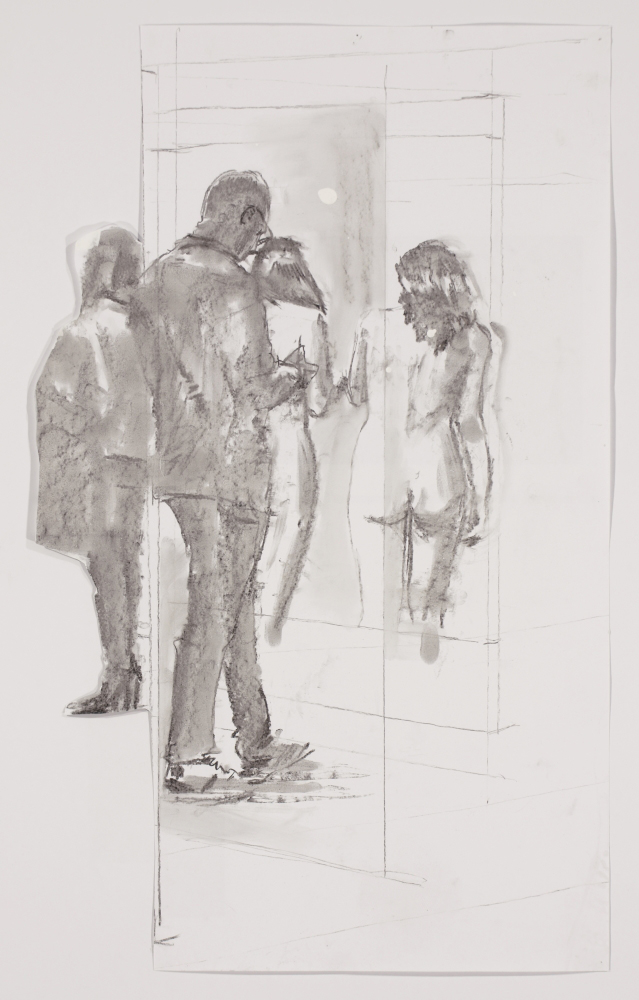 Attila Szucs, akril on paper, 62x38cm 2014 02 07