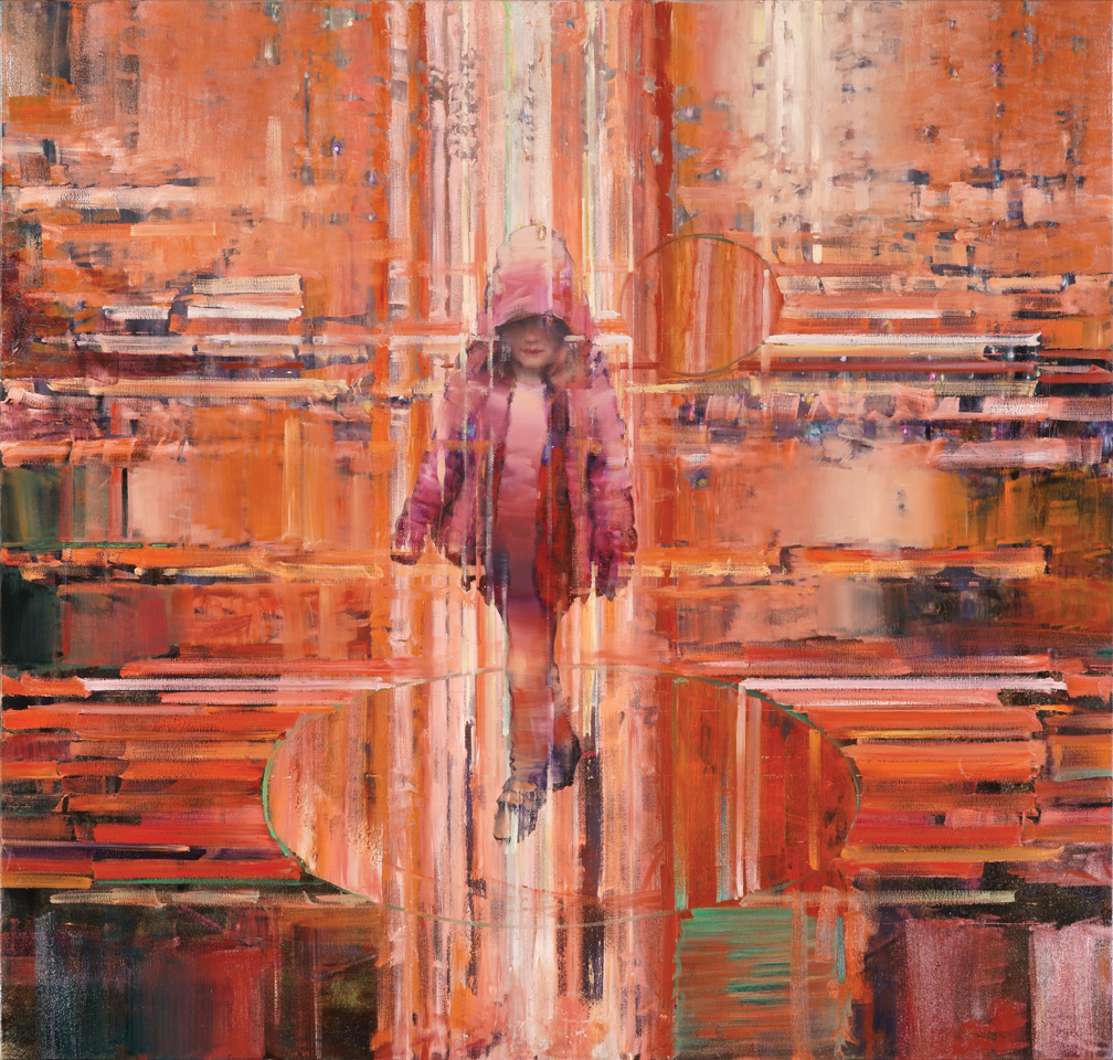 red garden, oil on canvas, 200x210cm. 2016-17