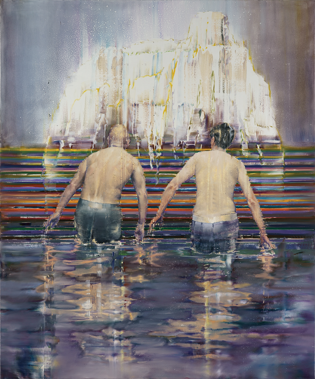 bathers, oil on canvas. 240x200cm. 2019