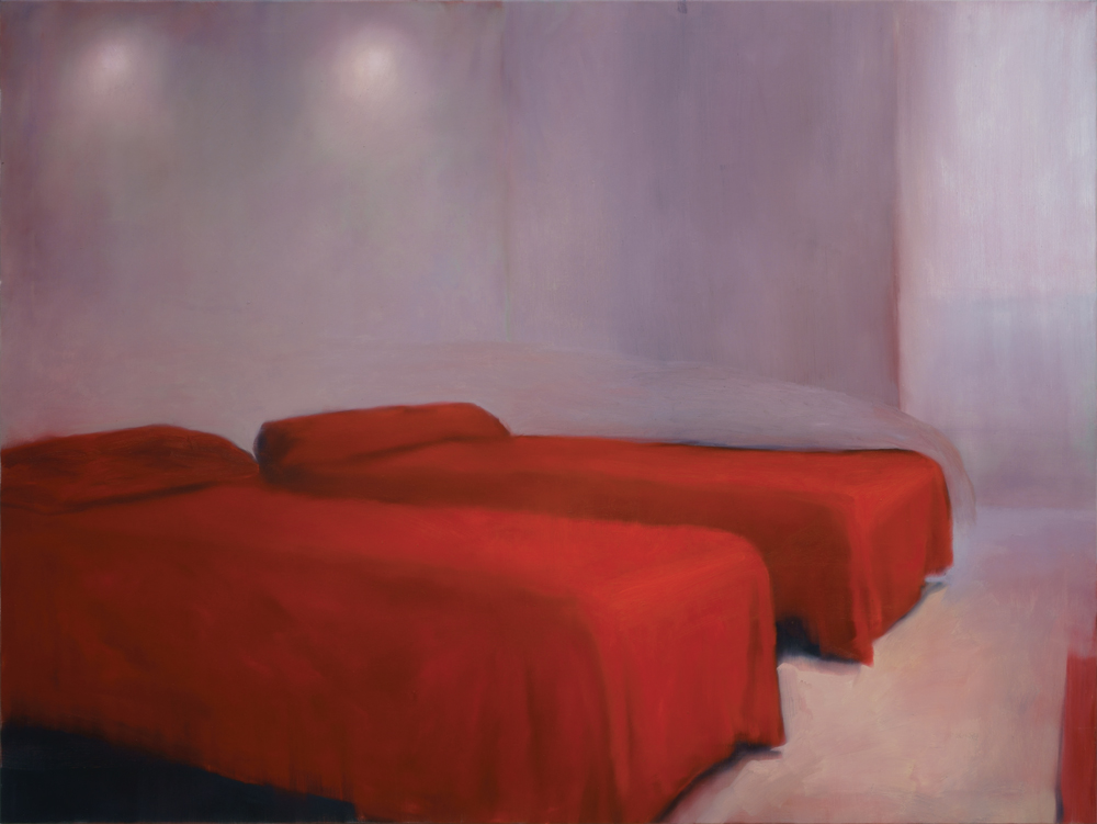 two red bed o.c.140x200cm 1997