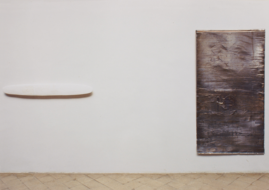 attila szucs, installation view, vier, szekesfehervar, 1993