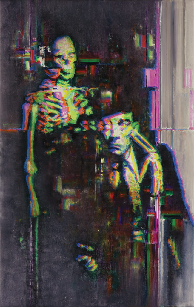 Never-ending friendship, oil on canvas, 119,5x75,5cm. 2026