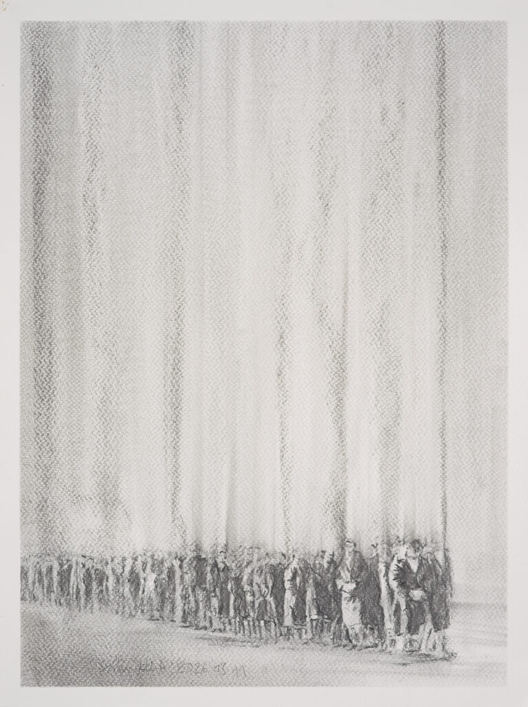 Drawing,  graphite on paper, 40x30cm 2026 09 11
