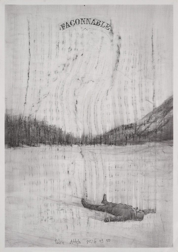 Drawing,  graphite on paper, 42x29,5cm 2026 09 10
